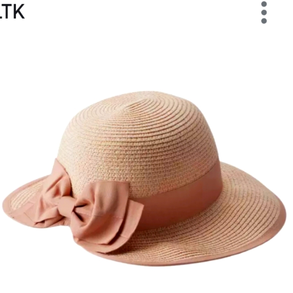 Pink Straw hat